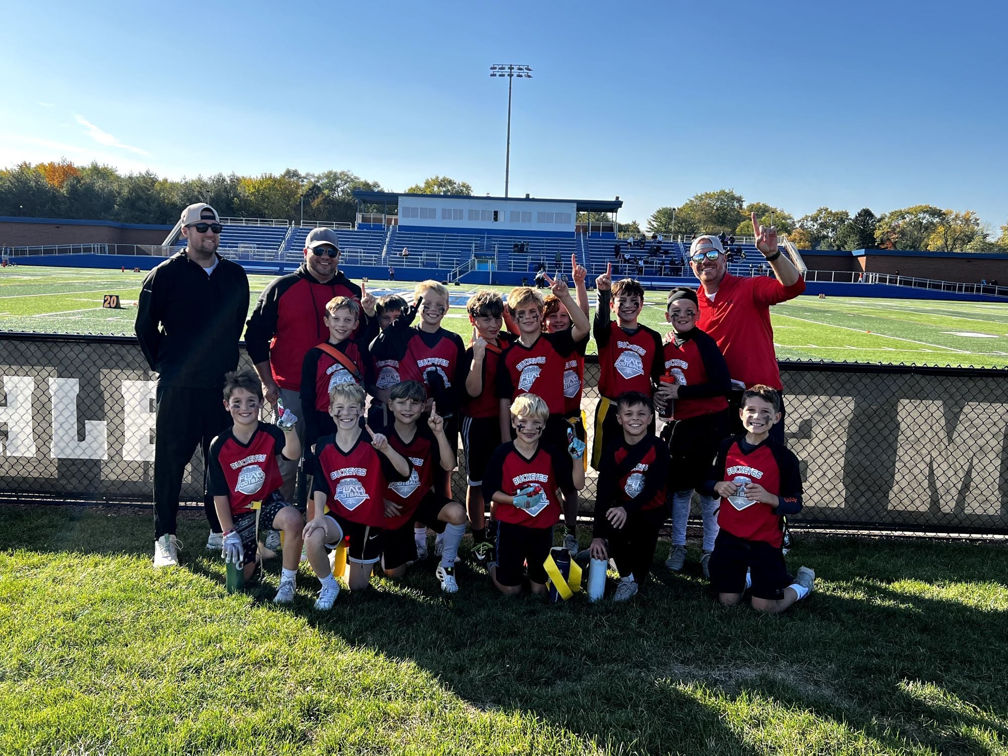 4th Grade Flag Football Champs - Buckeyes SM