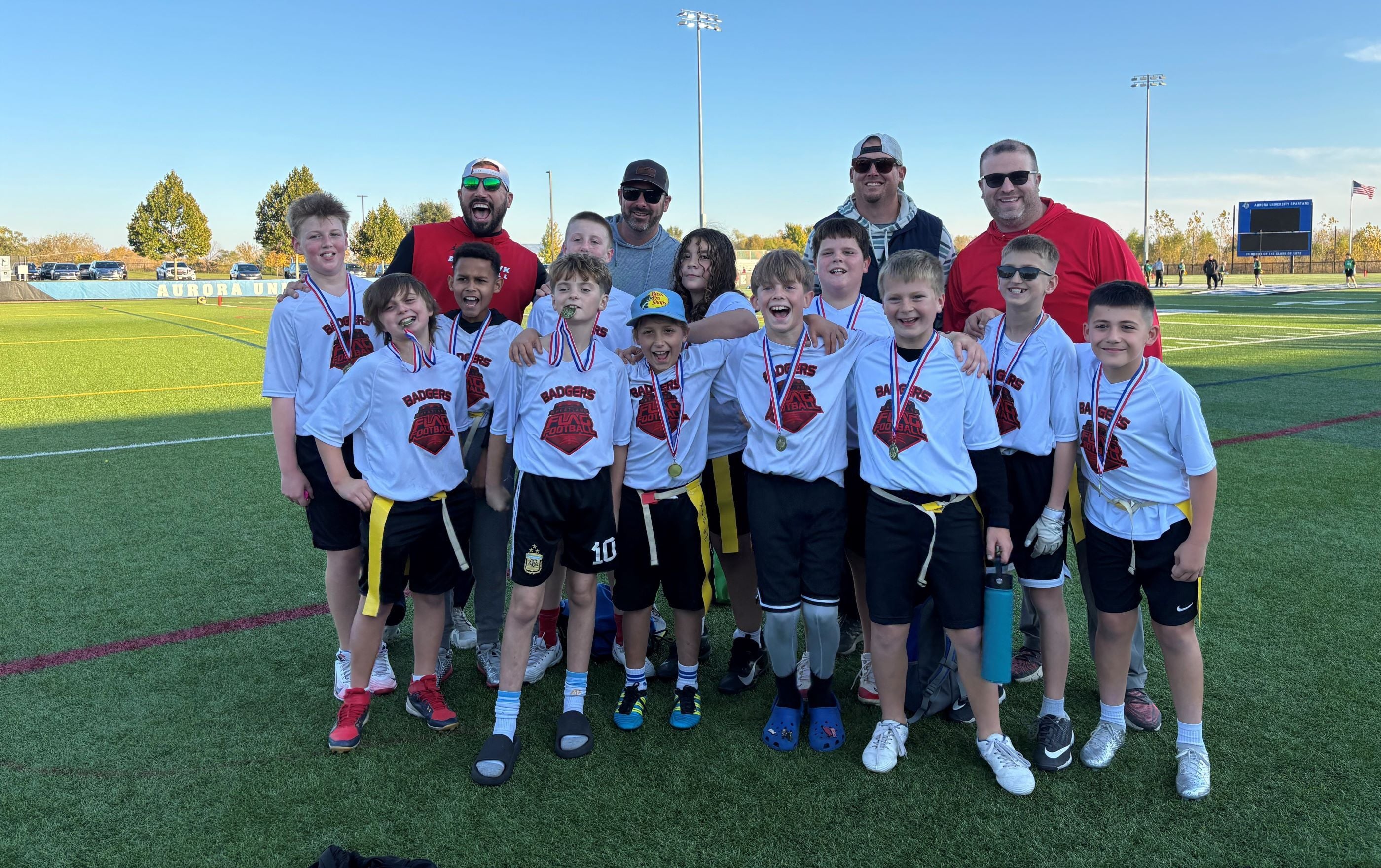 5th Grad Flag Football Champs - Badgers sm