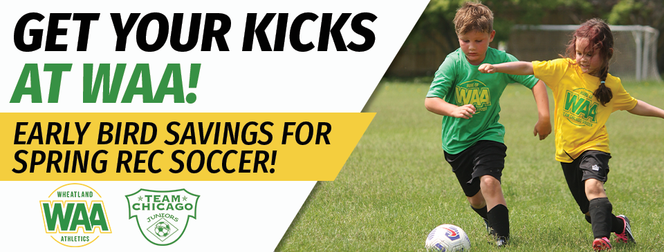 Spring Rec Soccer Now Open! Save $10 through Jan 31!