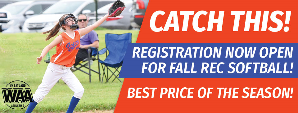 Catch This! Fall Softball Now Open!