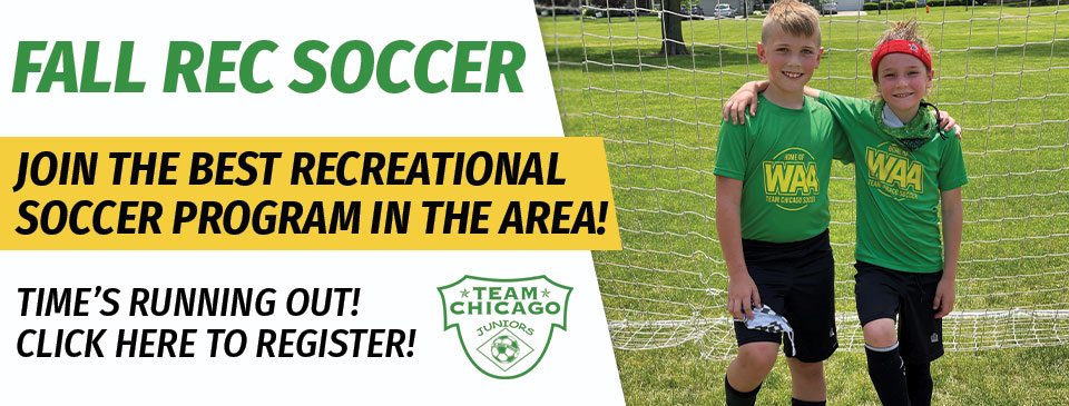 Fall Recreational Soccer! Time's Running Out!