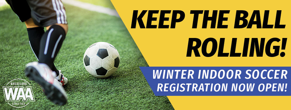 K-8th Grade Indoor Soccer Registration Now Open!