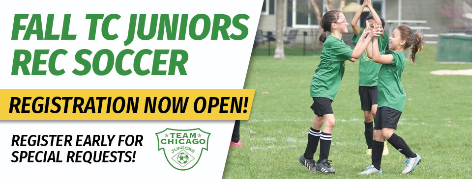 Fall TC Juniors Rec Soccer - Register Today!