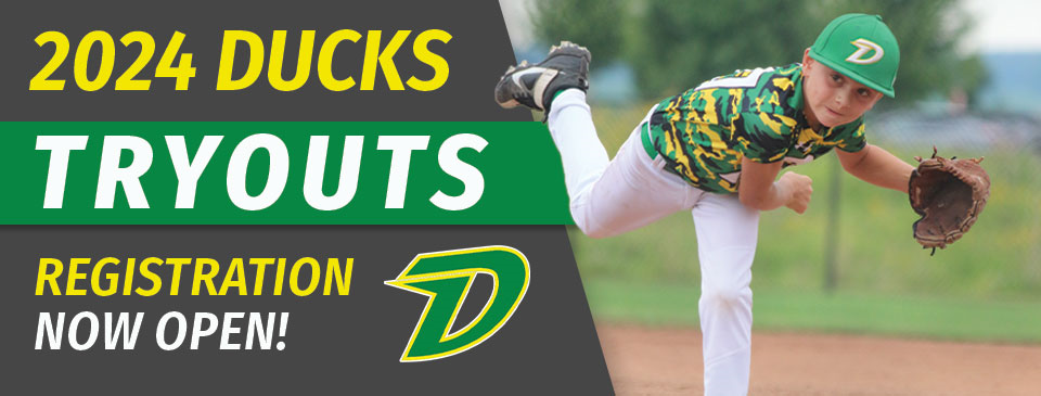 2024 Ducks Tryout Registration NOW OPEN!