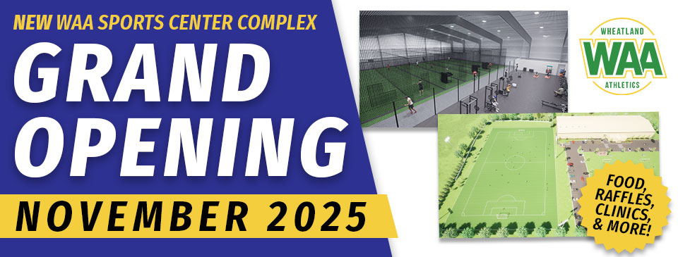 NEW WAA Sports Complex Grand Opening - November!