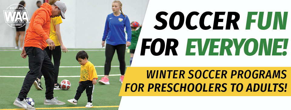 Winter Soccer Programs for All Ages!
