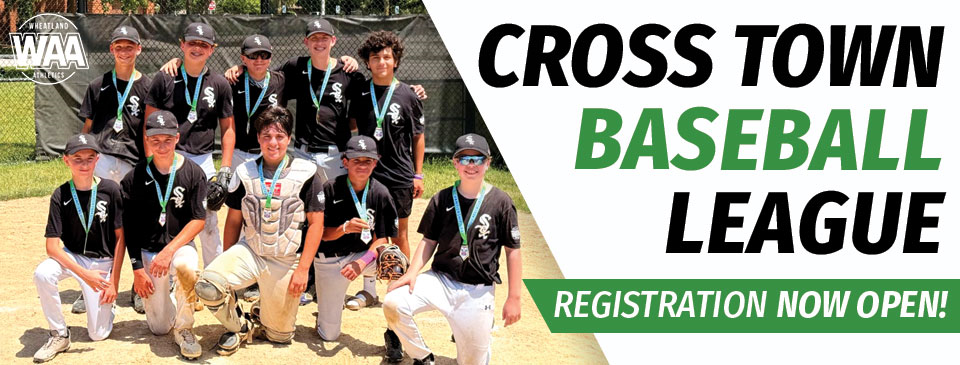 Cross Town Baseball League NOW OPEN!