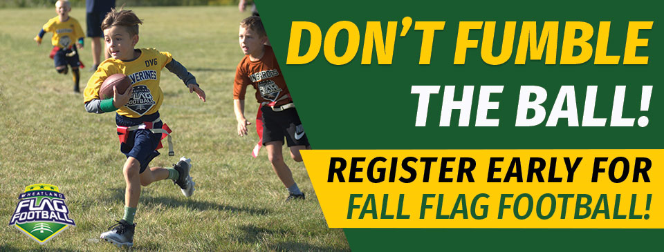 Fall Flag Football Registration NOW OPEN on PlayMetrics!