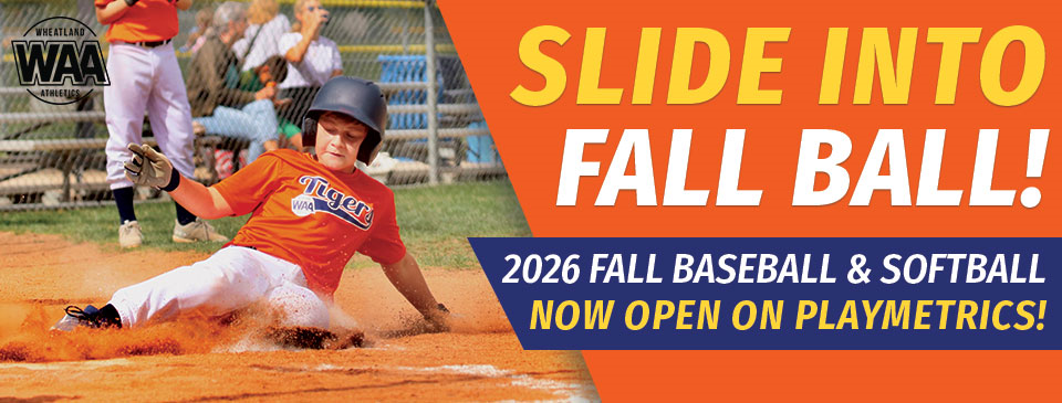 2026 Fall Baseball & Softball NOW OPEN on PlayMetrics!